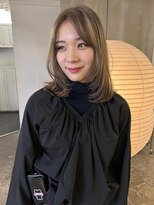 カシェ ナカザキ(CACHE NAKAZAKI)&nbsp;ケアブリーチ/グレージュ/レイヤーカット