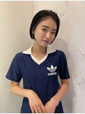 黒髪ボブ 切りっぱなしボブ ミニボブ ヘイリーボブ