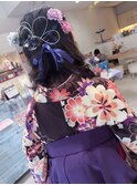 ハーフアップ