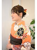 個性派☆卒業式ヘアセット
