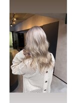 サニー 渋谷(SUNNY)&nbsp;アプリコットオレンジ、ホワイトブロンド、ロングレイヤー