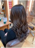 20代30代40代◎大人可愛い小顔無造作カールナチュラルアッシュ