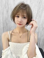 ロンド ジュルード 名古屋(Lond jeloud)&nbsp;ショート ボブ インナー 艶髪 韓国風 レイヤーカット