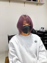 アプリ 南浦和(appri)&nbsp;ダブルカラー/ラベンダー/ウルフカット/フェイスレイヤー/浦和30