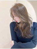 【ブリーチなし】透け感◎ミルクティーベージュ