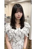 縮毛矯正/顔周り/レイヤーカット