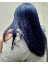 サーティーン(THIRTEEN)&nbsp;Vegan認証カラー★ハイトーンからの人気のネイビーヘア(^ー^)