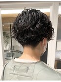【松戸　松田】刈り上げショート　パーマ　冬