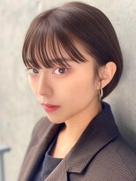 ユアーズヘア 神楽坂はなれ店(youres hair)&nbsp;レイヤーカット　くびれレイヤー　ボブ　マッシュショート　前髪