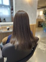 ニッケ ヘアーデザイン(nikke hair design) 去年の5月の矯正毛に明るめカラー