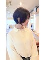 エクラートリアーラ 町田店(ECLART Reala)&nbsp;丸みで大人可愛いショートボブ　伸びてボブっぽく収まります！