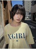 チョコレートカラー顔周りレイヤー20代～50代【西新大濠荒戸】