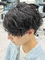 サヴォア オム(Savoir homme)&nbsp;センターパート/波巻きパーマ/ツイストスパイラルパーマ/men's