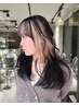 [ケアブリーチ1回]+デザインカラー+カット+2step AMASIAトリートメント