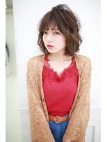 ラフィス ヘアーフラム 難波戎橋2号店(La fith hair flamme)&nbsp;【La fith】 大人可愛い☆ボブスタイル