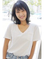 コワファースト 大分(COIFF1RST)&nbsp;黒髮外はねボブ