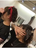 ライブヘアセット♪