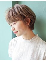 トリコ ショップアンドヘアサロン(tricot shop hair salon)&nbsp;耳かけショート☆小顔カットベージュカラー20代30代30代