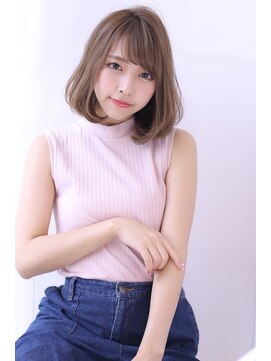 オーロ 宝塚店(ORO) ひし形シルエットグレーベージュエギョモリエアリーミディ