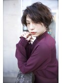 大人かわいい小顔ハンサムショートゆるふわパーマボブ【錦糸町】