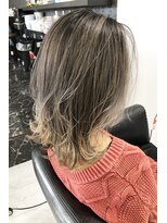 グラム 安城桜井店(gram)&nbsp;バレイヤージュ_ハイライト_グレージュレイヤーカット_71