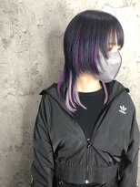 ルーツアイリー 心斎橋(ROOTS IRIE)&nbsp;インスタ人気☆ウルフ×ディープパープル×ポイントエクステ
