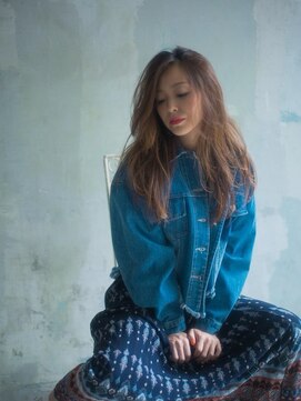 モニカ 横須賀中央店(Monica) デザインカラー/シルキーベージュ/グレージュカラー/斜めバング