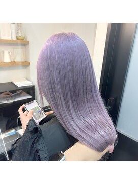 カモン(CAMON) ＃ダブルカラー20代女性【ブリーチ２回】ラベンダーカラー