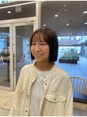 【自由が丘】水素カラー×プツッとボブ/30代40代50代