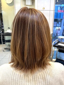 モア 下通店(MORE) ハイライト風アンブレラカラー