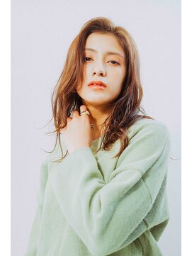 エクファ ヘアエステアンドスパ(ex-fa hair esthe&spa) 前髪/アンブレラカラー/こなれミディ/イメチェン/ウェーブパーマ