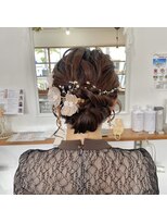 ヘアーアンドメイクアップモパ&nbsp;お呼ばれヘア