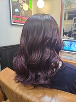 ヒゲメガネ(higemegane)&nbsp;ピンクブラウン♪ 毛先ブリーチ履歴有！