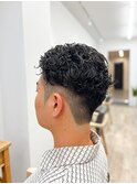 【メンズ★大名】毛流れパーマ×ビジネスマン×刈り上げ×眉毛