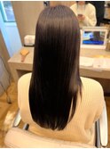 美髪 モカブラウンカラー ダークブラウンカラー ストレート