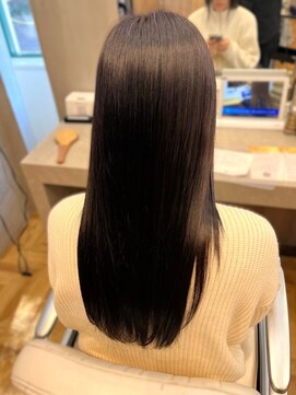 カミソメヤイロドリ(髪染やIRO-D-ORI) 美髪 モカブラウンカラー ダークブラウンカラー ストレート