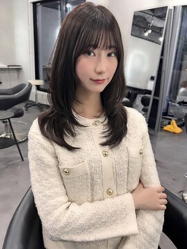 ラベル 渋谷(LAVEL) ２０代３０代お洒落☆レイヤーボブレイヤーカット髪質改善