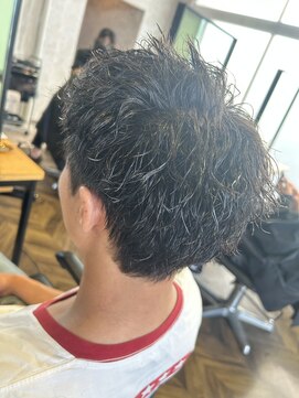 ステレオ ヘアデザイン 安城店(STEREO HAIR DESIGN) …スパイキーショートパーマ(6月)…