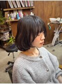 【山本智文】ワンカールデジタルパーマボブ