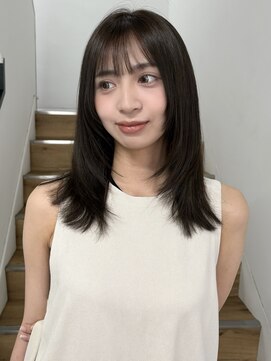 ヨーク(YOKE) 【 YOKE 】レイヤーカット小顔ぱっつんフェイスレイヤー