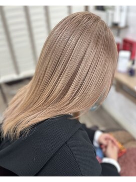 ラウラアンドロー(LAURA&RO) ミルクティーベージュダブルカラーインナーカラーケアブリーチ