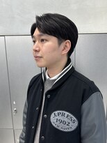 ザザ ZA/ZA 茗荷谷&nbsp;メンズカット/流れるニュアンスパーマ/韓国