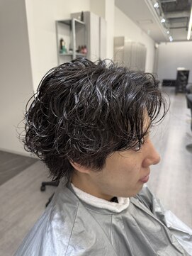 ビカムメンズヘアー 栄店(become men's hair) 毛流れシャドウパーマ/シャドウパーマ/韓国ヘア