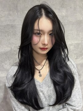 アンダーバーホワイト(_WHITE) 艶髪/ヨンモリレイヤー