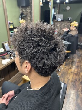 メゾンフォーメン トアロード(Maison for men TorRoad) ピンパーマ【メンズパーマ/メンズメッシュ/メッシュパーマ】