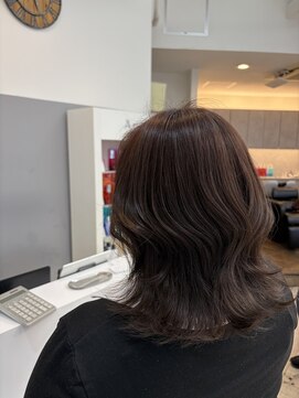 アヴァンス 広島本通店(AVANCE.) 着物ヘア/大人ガーリー/ダークアッシュ/似合わせカット/広島