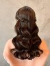 通常ヘアセット￥3,500 ※卒業式や成人式、前撮りでのご利用不可