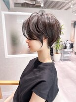ミーク(meak) 大人の丸みショートボブ/骨格補正/暗髪ツヤ