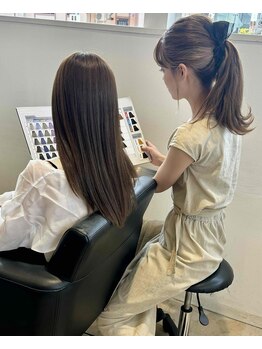 アクトエスポワール(Act espoir)の写真/ママさんスタッフが多く気軽にお悩みを相談できるのが嬉しい◎上質空間で綺麗と可愛いを兼ね備えたStyleに!