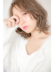 【cotton平塚】ランダムカール/濡れ髪/センターパート
